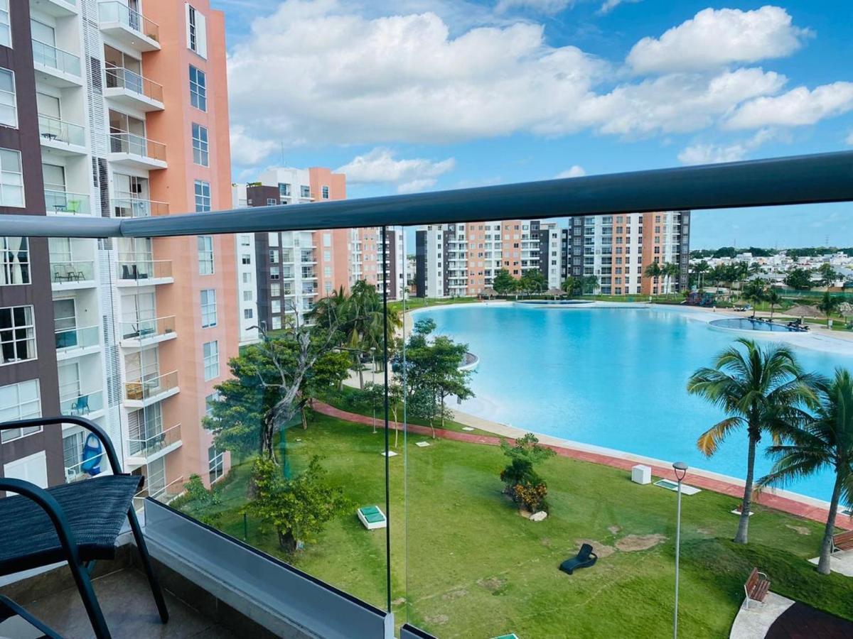 Amazing vacation apartment in Cancún Buitenkant foto