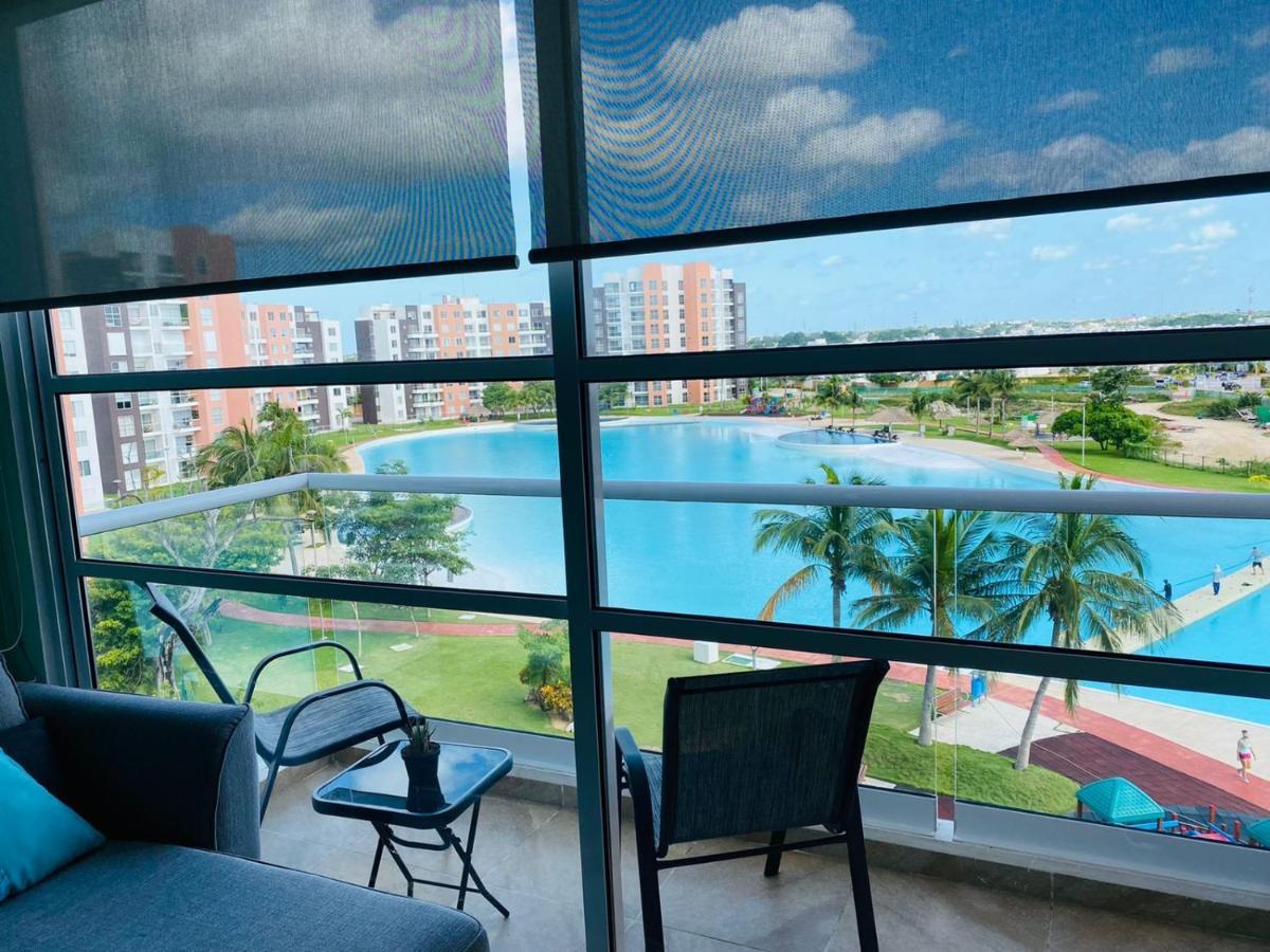 Amazing vacation apartment in Cancún Buitenkant foto